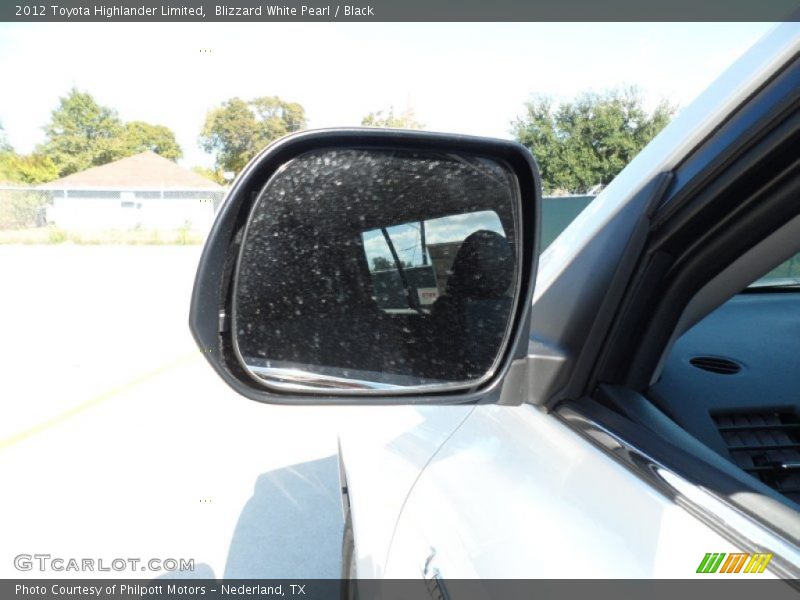 Blizzard White Pearl / Black 2012 Toyota Highlander Limited