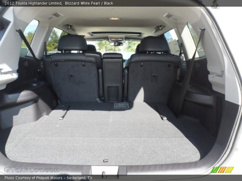 Blizzard White Pearl / Black 2012 Toyota Highlander Limited