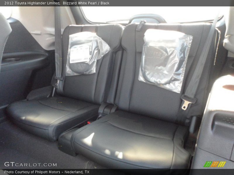 Blizzard White Pearl / Black 2012 Toyota Highlander Limited