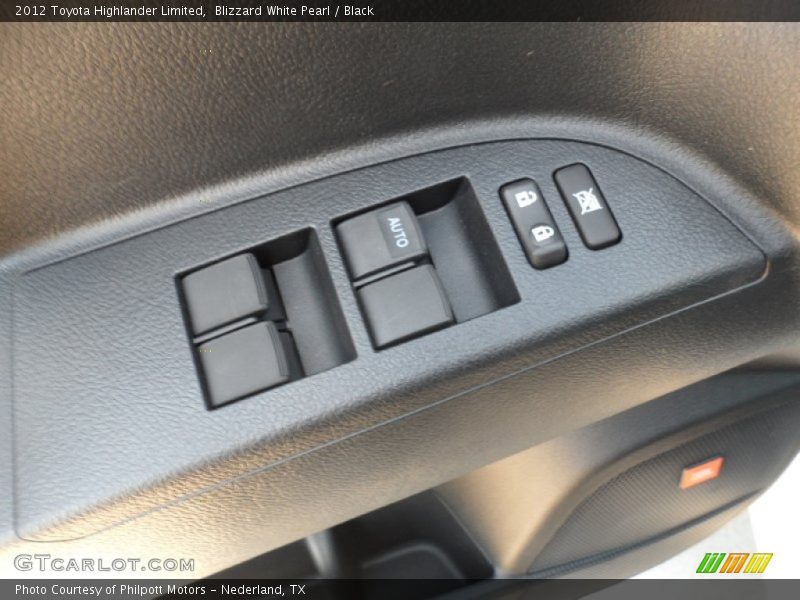 Blizzard White Pearl / Black 2012 Toyota Highlander Limited