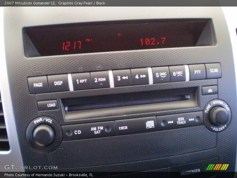 Graphite Gray Pearl / Black 2007 Mitsubishi Outlander LS