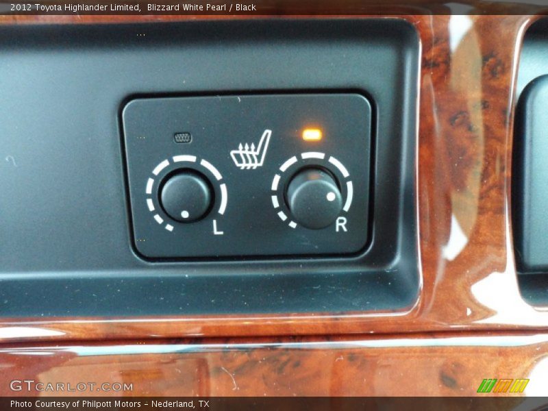 Blizzard White Pearl / Black 2012 Toyota Highlander Limited