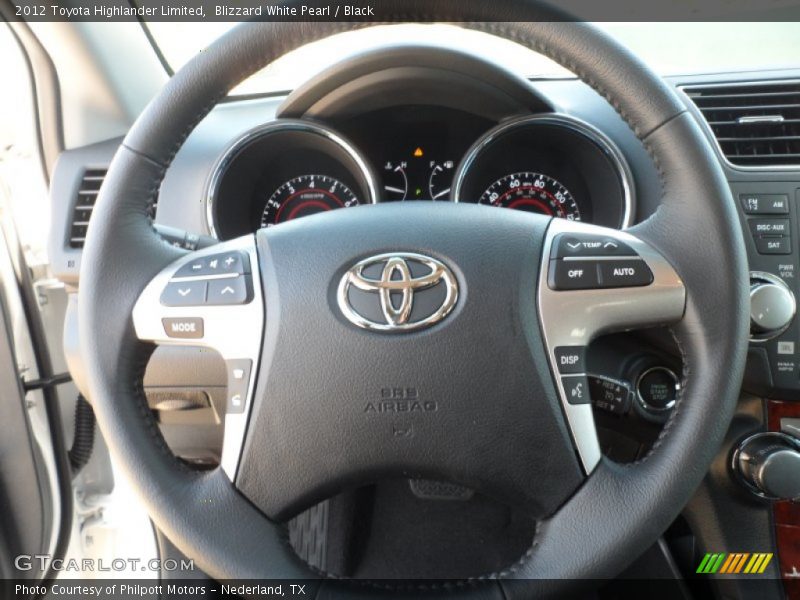  2012 Highlander Limited Steering Wheel