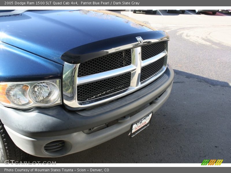 Patriot Blue Pearl / Dark Slate Gray 2005 Dodge Ram 1500 SLT Quad Cab 4x4