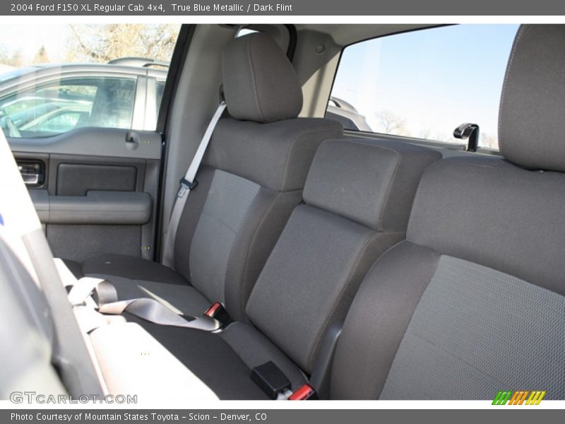 True Blue Metallic / Dark Flint 2004 Ford F150 XL Regular Cab 4x4