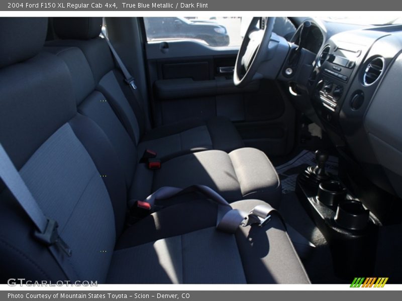 True Blue Metallic / Dark Flint 2004 Ford F150 XL Regular Cab 4x4