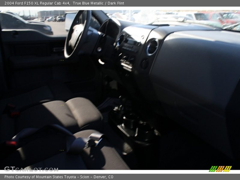 True Blue Metallic / Dark Flint 2004 Ford F150 XL Regular Cab 4x4