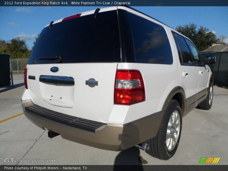 White Platinum Tri-Coat / Chaparral 2012 Ford Expedition King Ranch 4x4