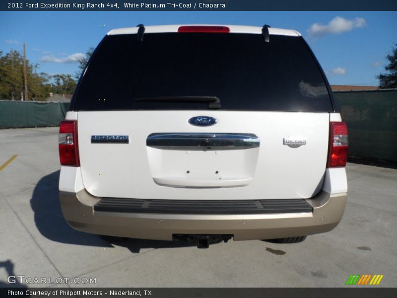 White Platinum Tri-Coat / Chaparral 2012 Ford Expedition King Ranch 4x4