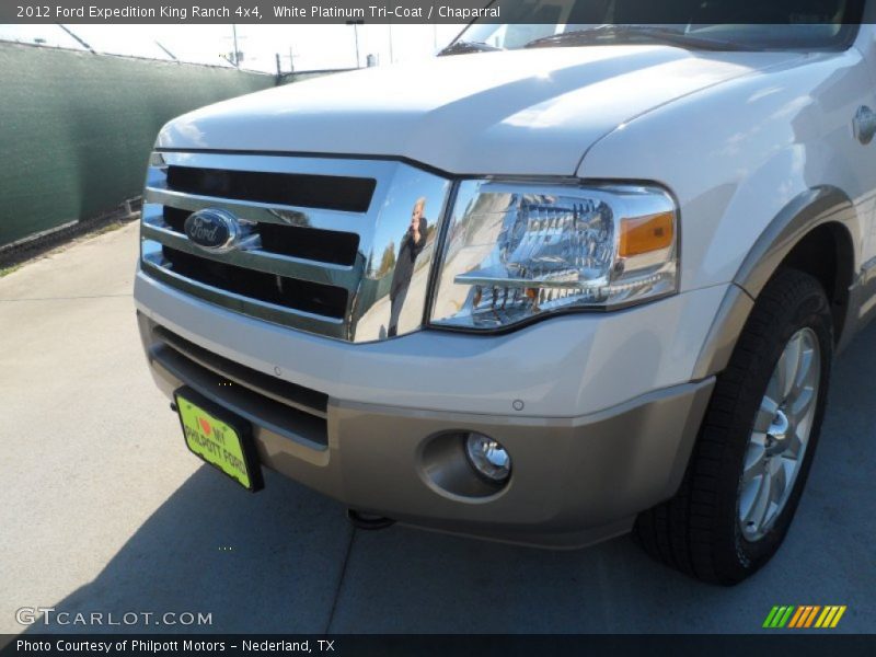White Platinum Tri-Coat / Chaparral 2012 Ford Expedition King Ranch 4x4
