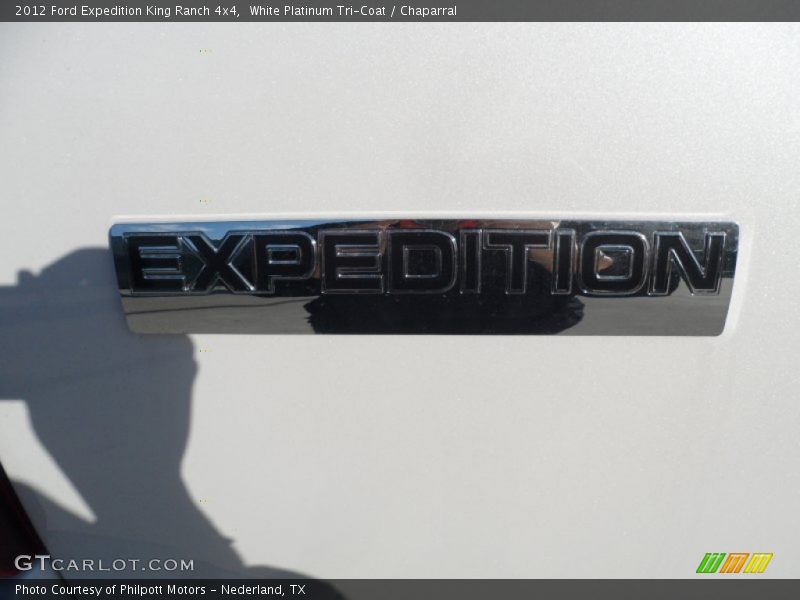 White Platinum Tri-Coat / Chaparral 2012 Ford Expedition King Ranch 4x4