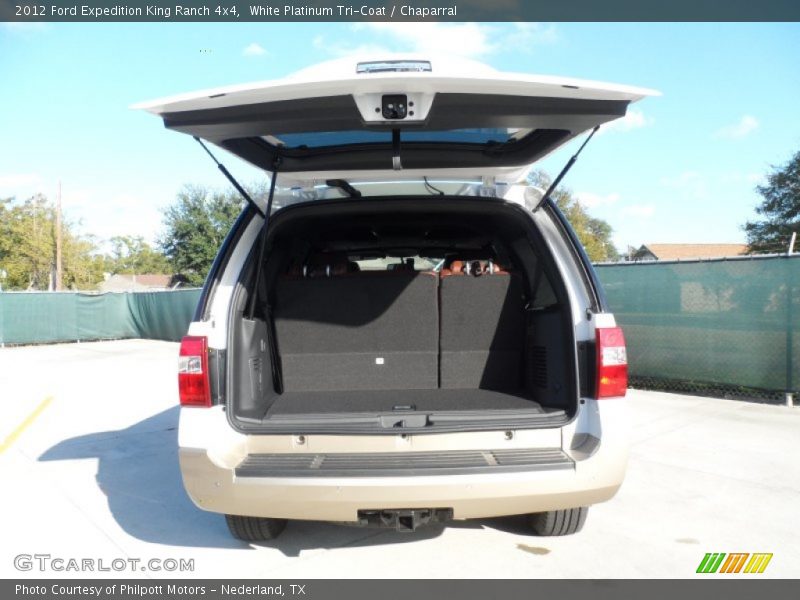 White Platinum Tri-Coat / Chaparral 2012 Ford Expedition King Ranch 4x4