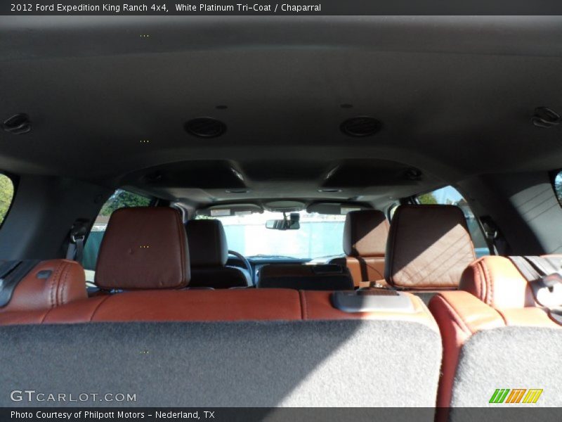 White Platinum Tri-Coat / Chaparral 2012 Ford Expedition King Ranch 4x4