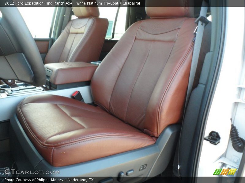 White Platinum Tri-Coat / Chaparral 2012 Ford Expedition King Ranch 4x4