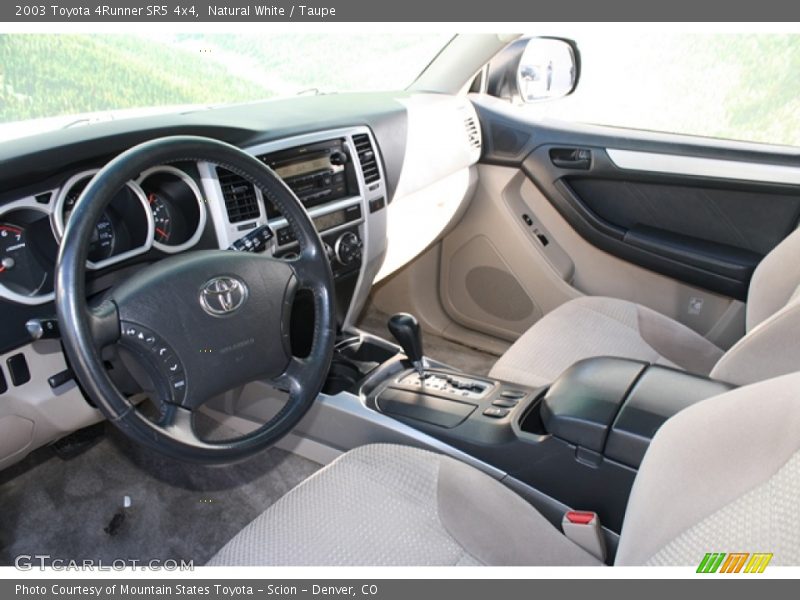 Natural White / Taupe 2003 Toyota 4Runner SR5 4x4