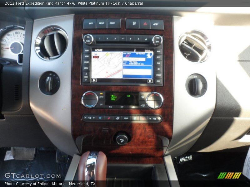 White Platinum Tri-Coat / Chaparral 2012 Ford Expedition King Ranch 4x4