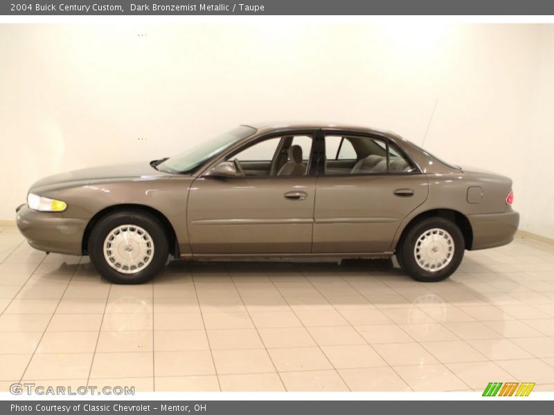 Dark Bronzemist Metallic / Taupe 2004 Buick Century Custom