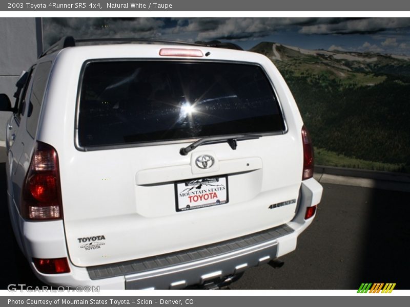 Natural White / Taupe 2003 Toyota 4Runner SR5 4x4