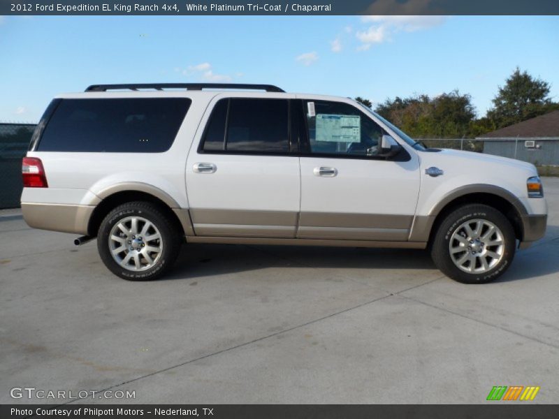  2012 Expedition EL King Ranch 4x4 White Platinum Tri-Coat