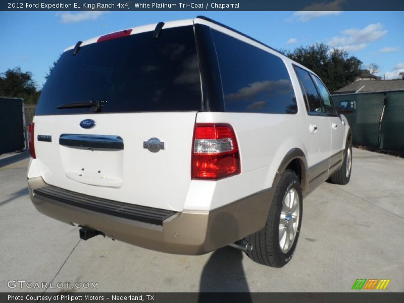  2012 Expedition EL King Ranch 4x4 White Platinum Tri-Coat