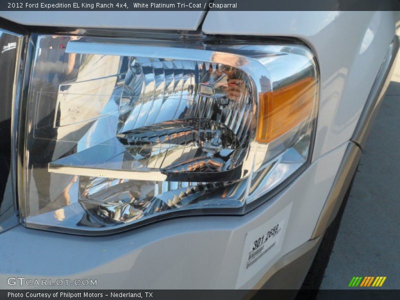 White Platinum Tri-Coat / Chaparral 2012 Ford Expedition EL King Ranch 4x4