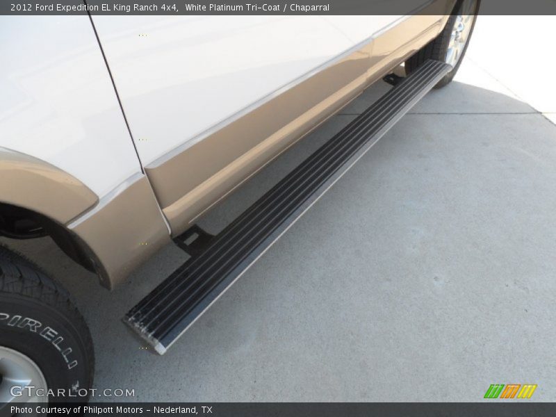 White Platinum Tri-Coat / Chaparral 2012 Ford Expedition EL King Ranch 4x4