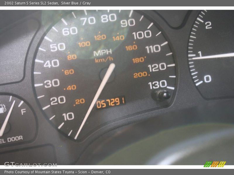 Silver Blue / Gray 2002 Saturn S Series SL2 Sedan