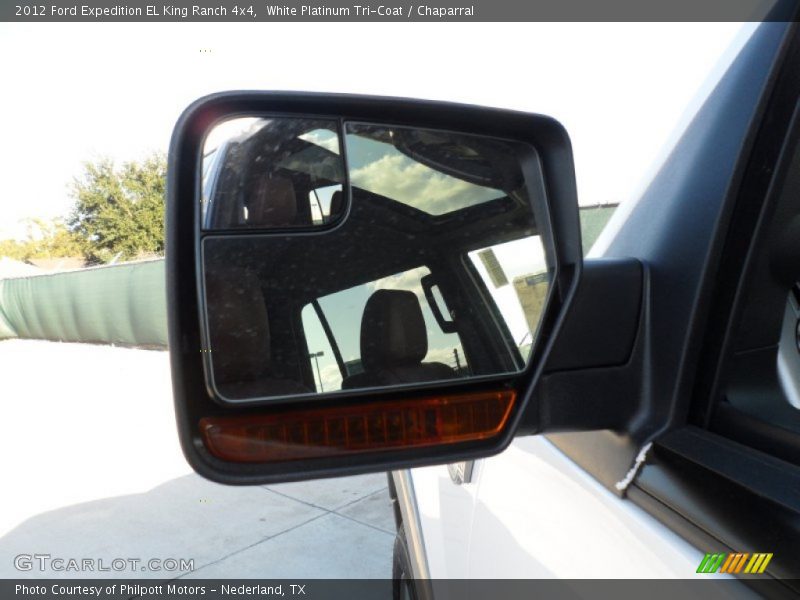 White Platinum Tri-Coat / Chaparral 2012 Ford Expedition EL King Ranch 4x4