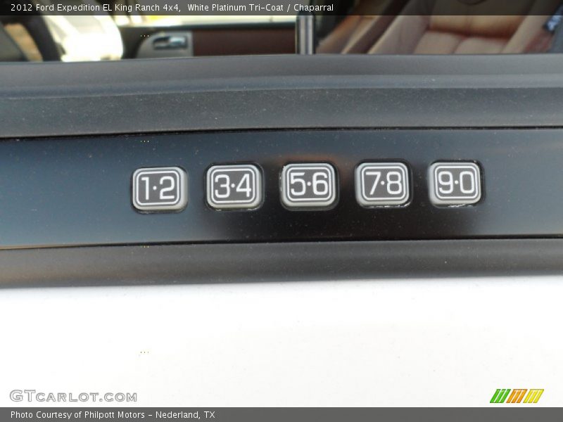 White Platinum Tri-Coat / Chaparral 2012 Ford Expedition EL King Ranch 4x4