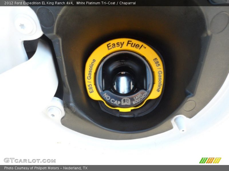 White Platinum Tri-Coat / Chaparral 2012 Ford Expedition EL King Ranch 4x4