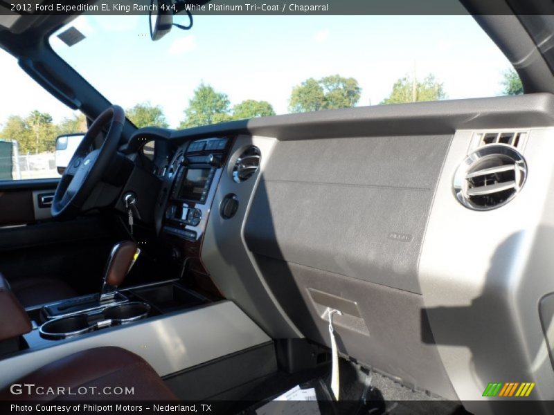 White Platinum Tri-Coat / Chaparral 2012 Ford Expedition EL King Ranch 4x4