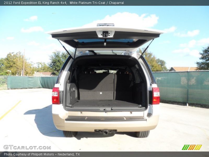 White Platinum Tri-Coat / Chaparral 2012 Ford Expedition EL King Ranch 4x4