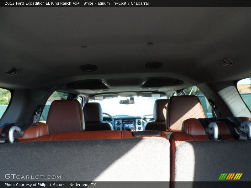 White Platinum Tri-Coat / Chaparral 2012 Ford Expedition EL King Ranch 4x4