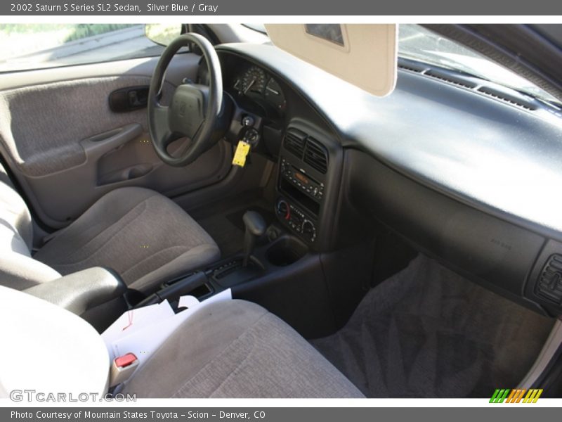 Silver Blue / Gray 2002 Saturn S Series SL2 Sedan