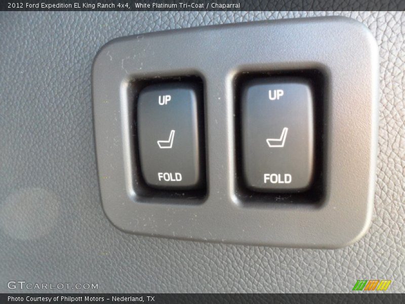 White Platinum Tri-Coat / Chaparral 2012 Ford Expedition EL King Ranch 4x4