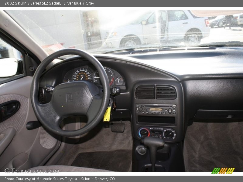 Silver Blue / Gray 2002 Saturn S Series SL2 Sedan