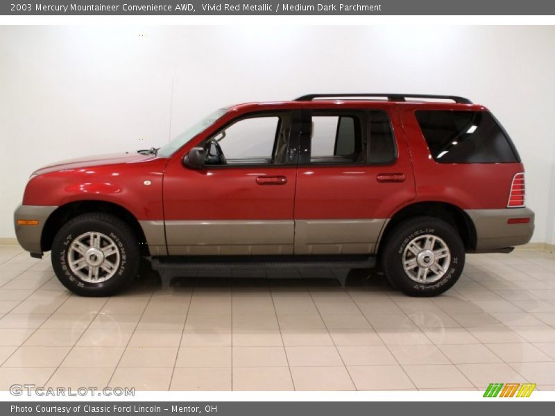  2003 Mountaineer Convenience AWD Vivid Red Metallic