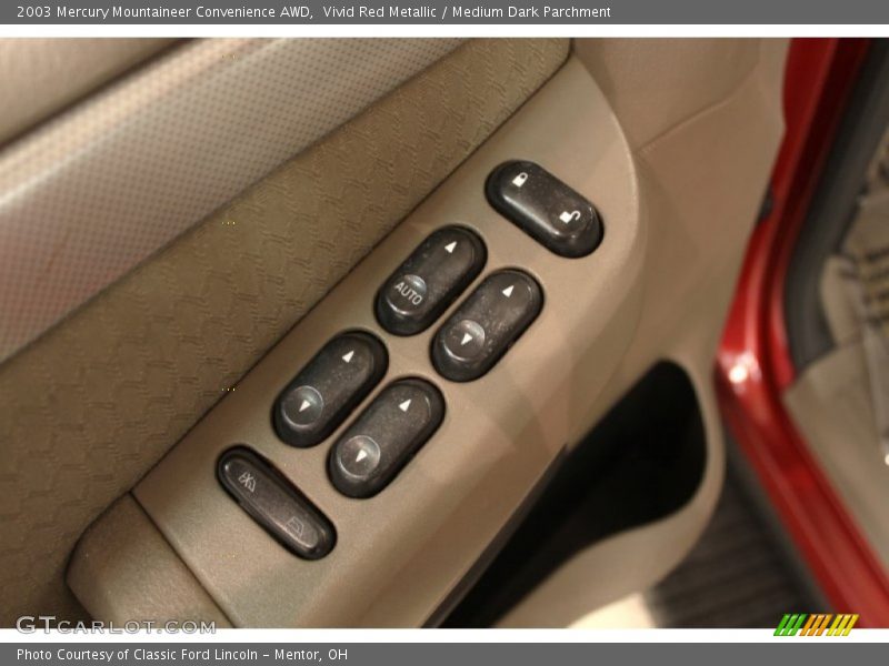 Controls of 2003 Mountaineer Convenience AWD
