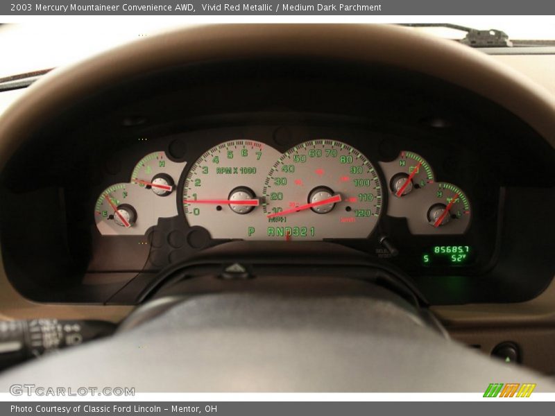  2003 Mountaineer Convenience AWD Convenience AWD Gauges