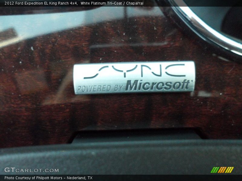 White Platinum Tri-Coat / Chaparral 2012 Ford Expedition EL King Ranch 4x4