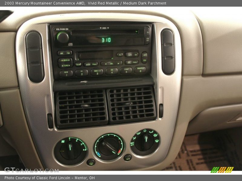 Audio System of 2003 Mountaineer Convenience AWD