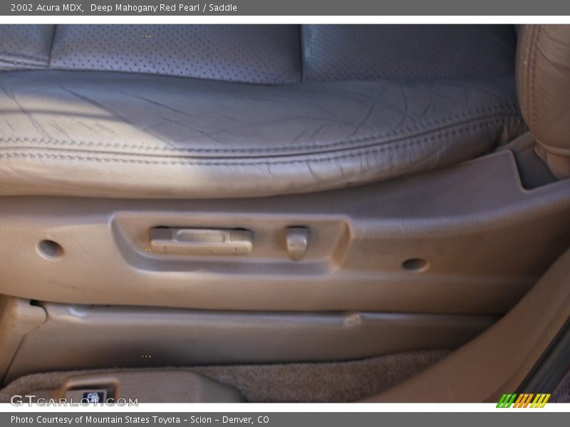Deep Mahogany Red Pearl / Saddle 2002 Acura MDX