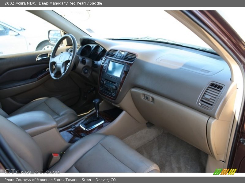 Deep Mahogany Red Pearl / Saddle 2002 Acura MDX