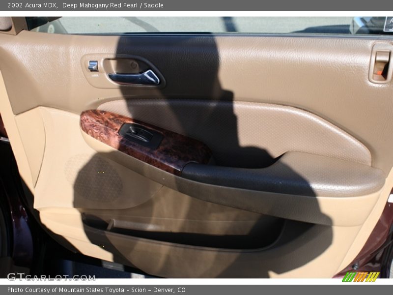 Deep Mahogany Red Pearl / Saddle 2002 Acura MDX