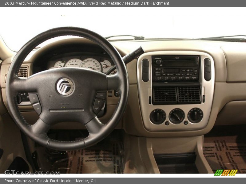 Dashboard of 2003 Mountaineer Convenience AWD