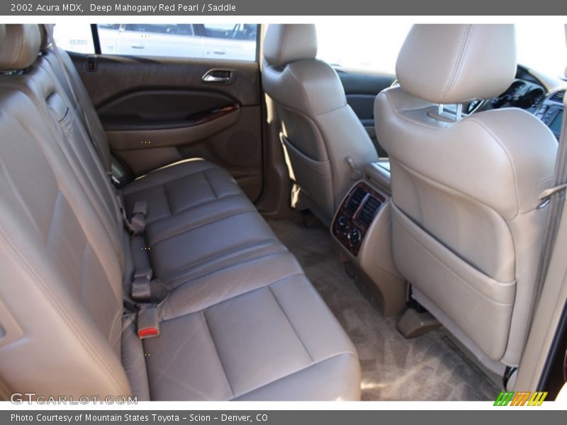 Deep Mahogany Red Pearl / Saddle 2002 Acura MDX