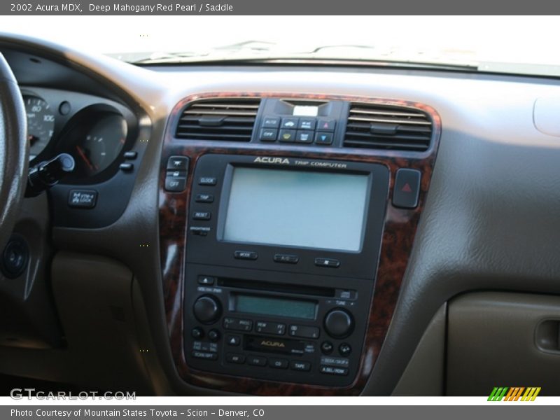 Deep Mahogany Red Pearl / Saddle 2002 Acura MDX