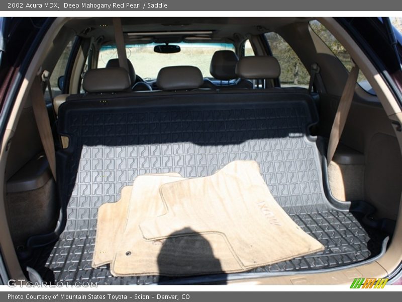 Deep Mahogany Red Pearl / Saddle 2002 Acura MDX
