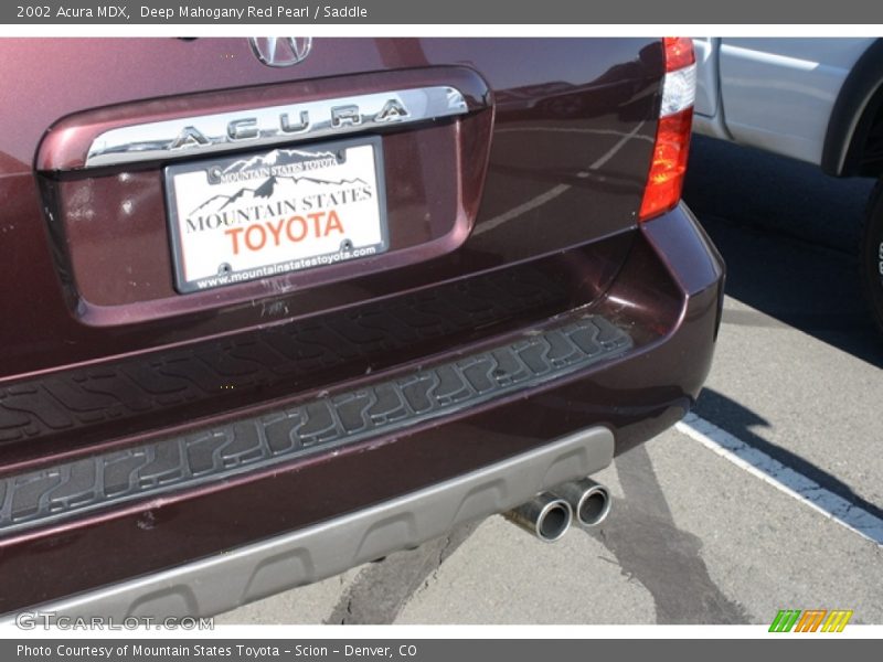 Deep Mahogany Red Pearl / Saddle 2002 Acura MDX