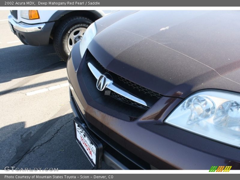 Deep Mahogany Red Pearl / Saddle 2002 Acura MDX